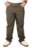 Mode XL Büyük Beden Erkek Keten Pantolon 5 Cep 21003 Haki thumbnail 6