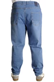 Mode XL Erkek Kot Pantolon Klasik 5Cep Deep Royal Blue 22932 Mavi - 3