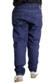 Mode XL Büyük Beden Erkek Kot Pantolon VENETO 23900 Lacivert thumbnail 4