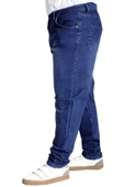 Mode XL Büyük Beden Erkek Kot Pantolon Klasik Pure Star 23907 Mavi - 3