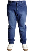 Mode XL Büyük Beden Erkek Kot Pantolon Klasik Pure Star 23907 Mavi - 4