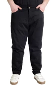 Mode XL Erkek Pantolon Keten Milano Klasik 20902 Siyah - 1