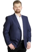 Mode XL Büyük Beden Erkek Ceket Blazer Perfetto Plus 21022 Lacivert - 4