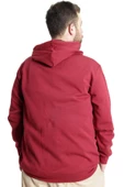 Mode XL Erkek Hırka Kapson Fermuarlı Steel Interlock 21600 Bordo - 6
