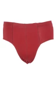 Mode XL Büyük Beden Erkek Slip Penye Kulot 6361 Bordo - 1