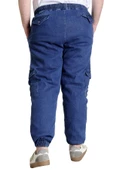Mode XL Erkek Kot Pantolon CHIEF BLUE Lastikli 23919 Mavi - 4