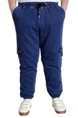 Mode XL Erkek Kot Pantolon CHIEF BLUE Lastikli 23919 Mavi - 1