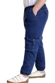 Mode XL Erkek Kot Pantolon CHIEF BLUE Lastikli 23919 Mavi - 3