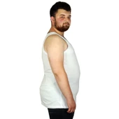 Mode XL Büyük Beden Erkek Atlet Bisiklet Yaka 6340 - 3