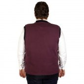 Mode XL Buyuk Beden Erkek Sueter Selanik 19523 Mürdüm - 2