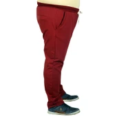 Mode XL Büyük Beden Erkek Esofman Altı Klasik 21100 Bordo thumbnail 7