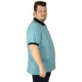 Mode XL Büyük Beden Erkek Tshirt Polo Rose 20400 Zümrüt - 3