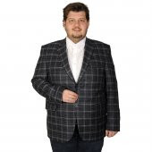 Mode XL Büyük Beden Erkek Ceket Blazer Pablo 20011 Lacivert - 1
