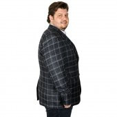 Mode XL Büyük Beden Erkek Ceket Blazer Pablo 20011 Lacivert - 3