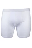 Mode XL Buyuk Beden Erkek Likra  Boxer 6350 Beyaz - 2