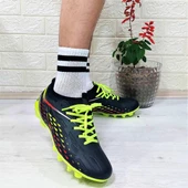 M.P 1359 Siyah-Sarı Termal Likralı Krampon Futbol Ayakkabı thumbnail 5