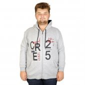 Mode XL Erkek Sweatshirt Kapşon Cep Zippered  20539 Grimelanj - 1