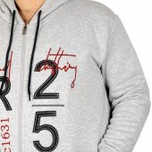 Mode XL Erkek Sweatshirt Kapşon Cep Zippered  20539 Grimelanj - 4