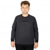 Mode XL Erkek Sweatshirt Bisiklet Yaka Sensitive 20134 Lacivert - 1