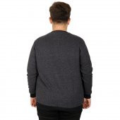Mode XL Erkek Sweatshirt Bisiklet Yaka Sensitive 20134 Lacivert - 2