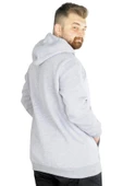 Mode XL Erkek Sweatshirt Kapşonlu Pocket Basic 20562 Grimelanj - 6