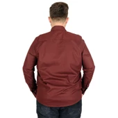 Mode XL  Erkek Gömlek Gabardin Çift Cep 20360 Mürdüm - 2