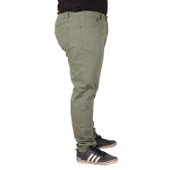 Mode XL Erkek Pantolon Keten Milano Klasik 20902 Yeşil - 2