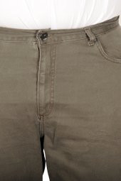 Mode XL Büyük Beden Erkek Gabardin Pantolon 21001 Haki - 4