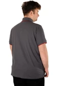 Mode XL Büyük Beden T-shirt Polo Club 21331 Füme thumbnail 2
