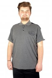 Mode XL Büyük Beden T-shirt Polo Better Days 21335 Antramelanj - 1