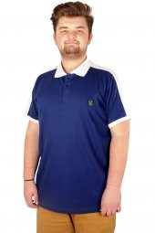 Mode XL Büyük Beden T-shirt Polo Choose Your Mode 21336 İndigo - 1