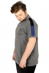 Mode XL Büyük Beden T-shirt Polo Change 21334 Antramelanj - 2