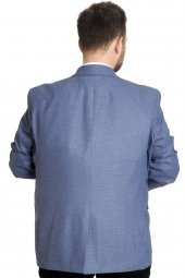 Mode XL Büyük Beden Erkek Ceket Blazer Perfetto Plus 21022 İndigo - 3