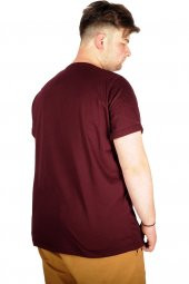 Mode XL Büyük Beden Tshirt BYaka Change your Mode 21129 Mürdüm - 2