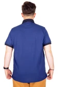 Mode XL Büyük Beden T-shirt Polo Maximum Height 21319 İndigo - 3