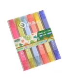 Çift Uçlu Fosforlu Kalem 6 Renk WD 0057A - 1