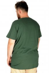 Mode XL Büyük Beden Tshirt Bisiklet Yaka GFR Great 21181 Nefti - 2