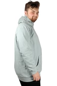 Mode XL Büyük Beden Erkek Sweatshirt Arm Mask 21505 Yeşil - 8