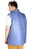 Mode XL Büyük Beden Erkek Yelek Basic Hexagon 21601 İndigo - 3