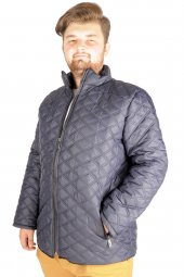 Mode XL Büyük Beden Erkek Mont Basic Two Climb 21045 Lacivert - 1