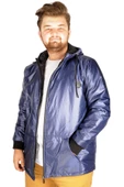 Mode XL Büyük Beden Erkek Mont Basic Wind 21070 Lacivert - 5