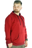 Mode XL Büyük Beden Eşofman Üstü 2ip Basic 20569 Bordo - 2