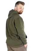 Mode XL Erkek Sweatshirt Kapşonlu Pocket Basic 20562 Haki thumbnail 6