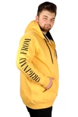 Mode XL Erkek Sweat Kapşonlu 1919NY 21516 Hardal - 9