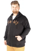 Mode XL Erkek Sweat  Kapşonlu  Stay Wise 21518 Siyah thumbnail 5