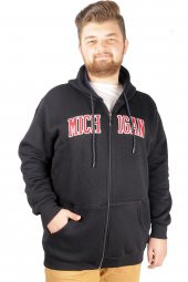Mode XL Erkek Sweat  Kapşonlu  Michigan 21519 Lacivert - 1