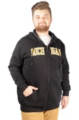 Mode XL Erkek Sweat  Kapşonlu  Michigan 21519 Siyah - 2