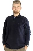 Mode XL Erkek Sweatshirt  Polo Vnz Selanik 20440 Lacivert - 1