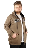 Mode XL Erkek Sweat  Kapşonlu  Michigan 21519 Haki thumbnail 6