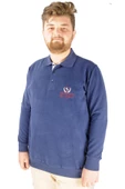 Mode XL Erkek Sweat Polo Selanik Young Rich 20444 Indigo thumbnail 1